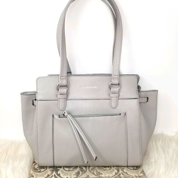 Liz Claiborne Gray Shoulder Bag - Picture 1 of 12